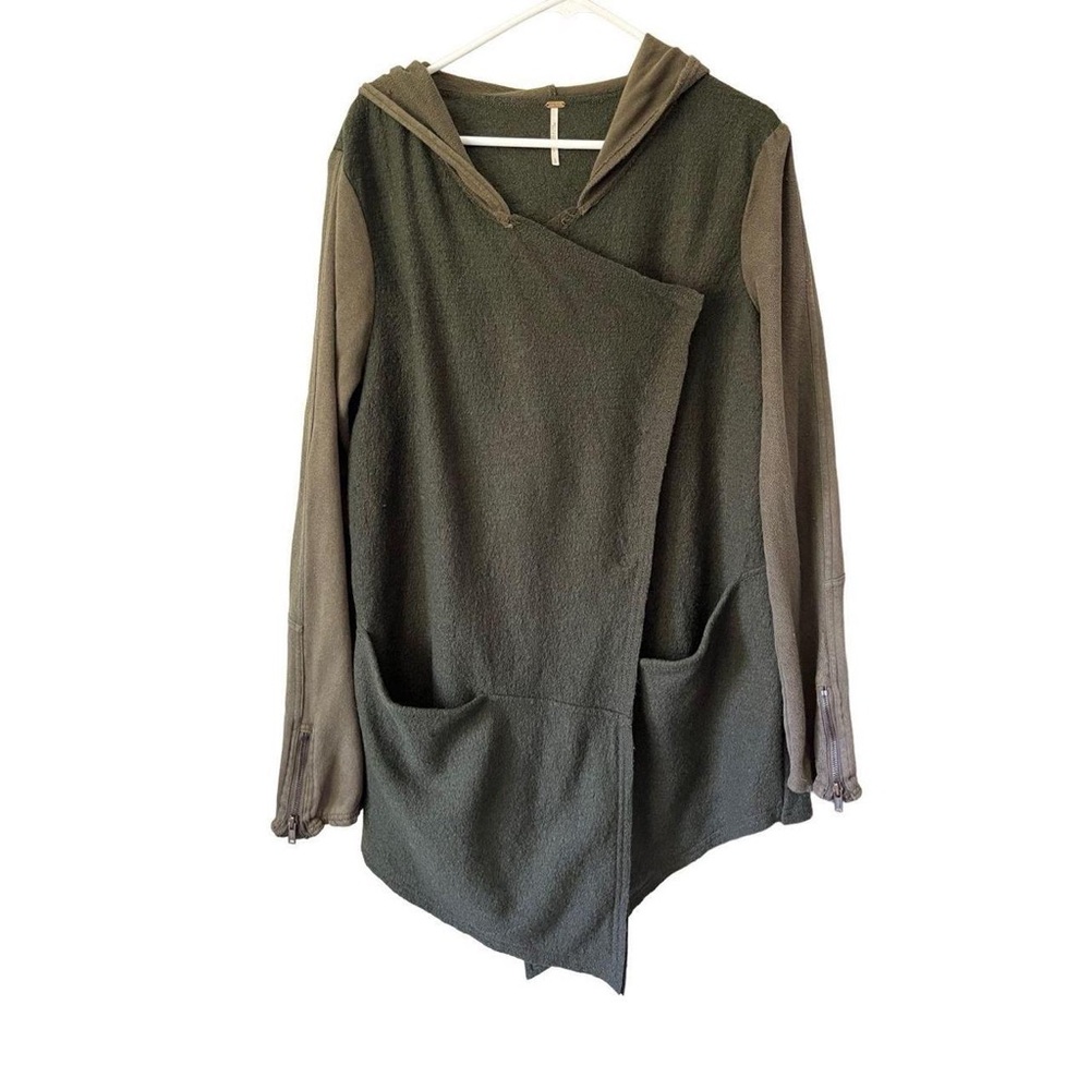 Free People • Drippy Wool Hooded Jacket